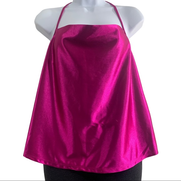 wild fable Tops - 5 for 25 Wild Fable satin neon Barbie pink blouse